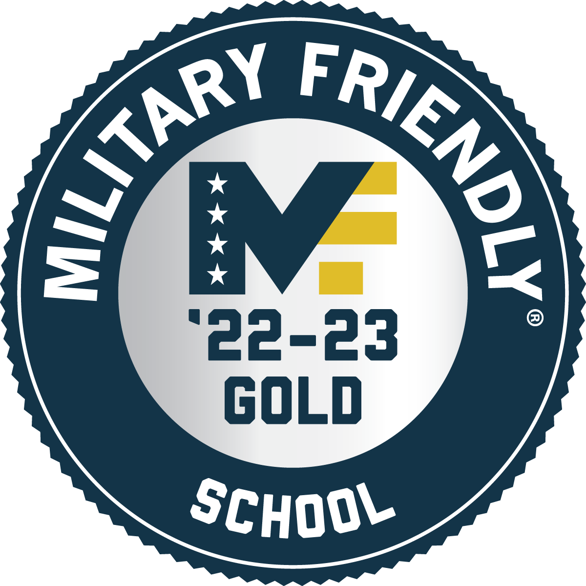 Military Friendly School Gold Ranking 2022-2023